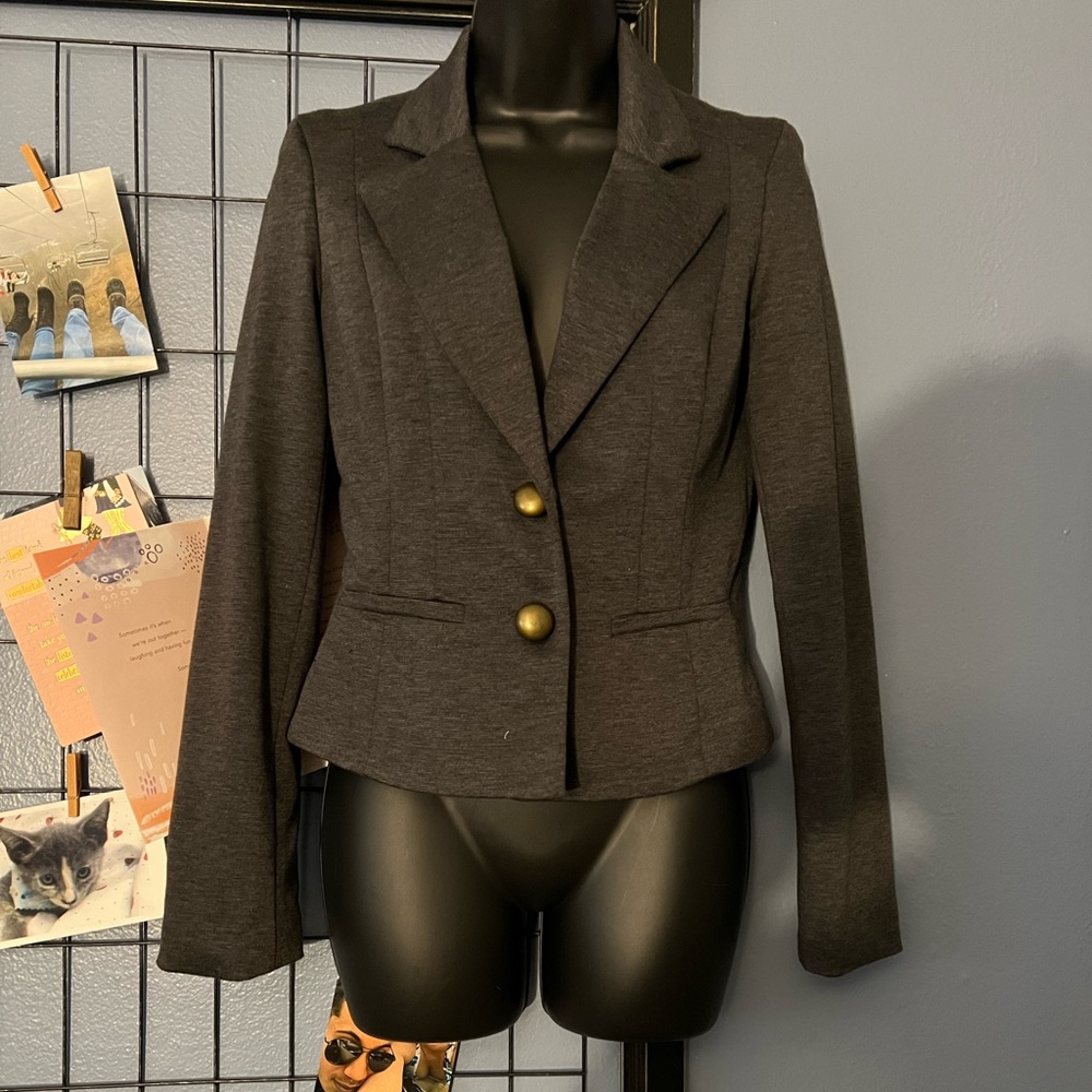Forever 21 Charcoal Blazer